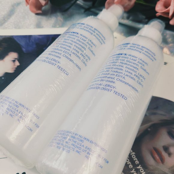 4 bottles of Nu Skin NaPCA moisture mist + 1 DERMATIC EFFECTS 10 POUCHES - Picture 7 of 8